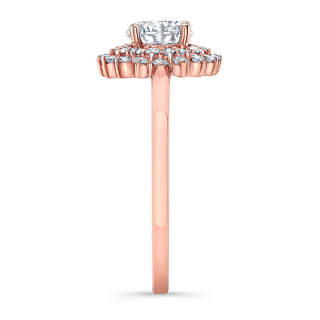 Rose Gold Starburst Ring Image 3