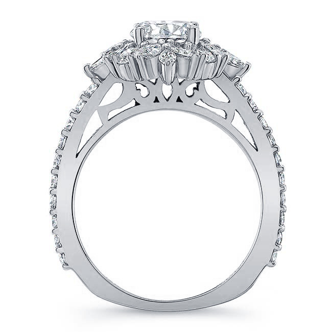 Marquise Halo Engagement Ring Image 2