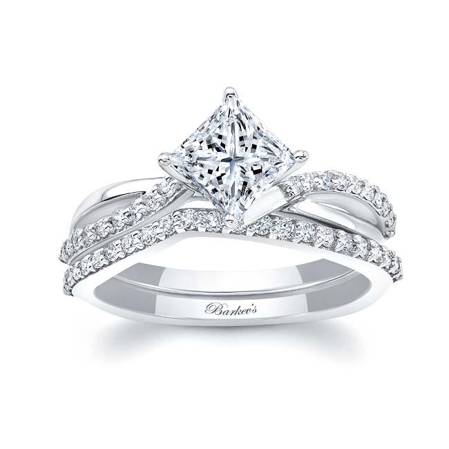 Princess Cut Twist Bridal Set