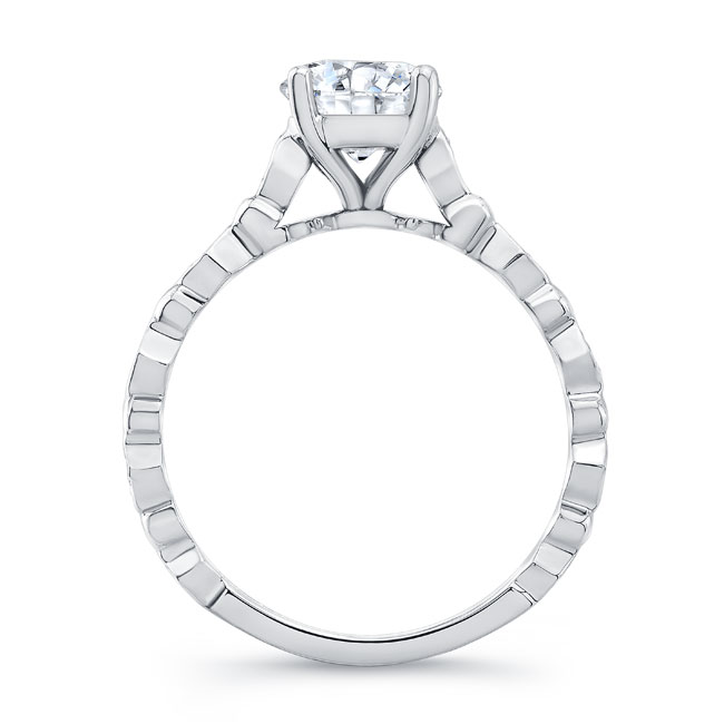 Art Deco Moissanite Engagement Ring Image 2