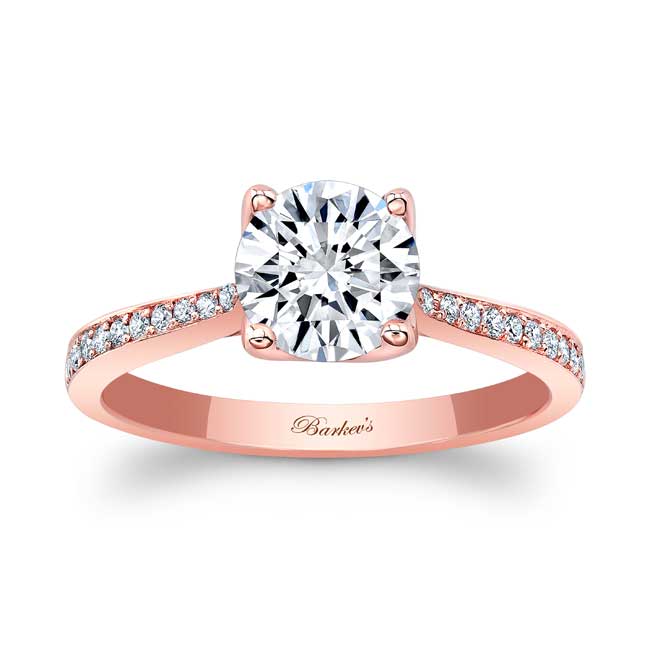 Rose Gold Classic Engagement Ring