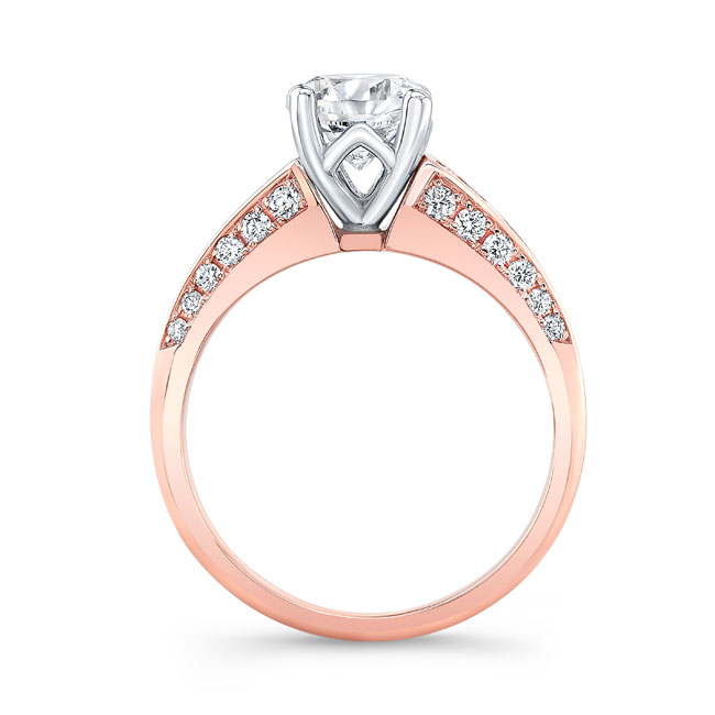 Rose Gold Channel Set Ring Image 2