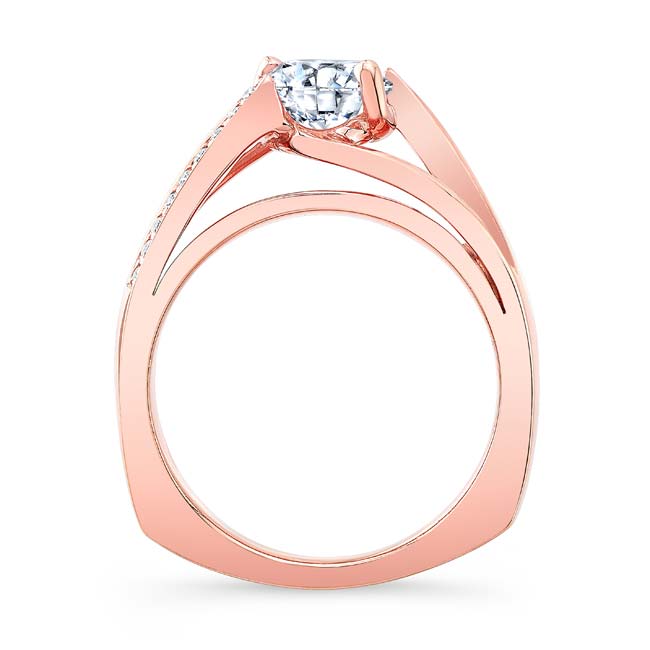 Rose Gold Pave Diamond Ring Image 2