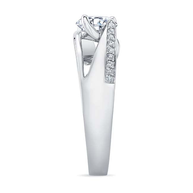 White Gold Pave Diamond Ring Image 3