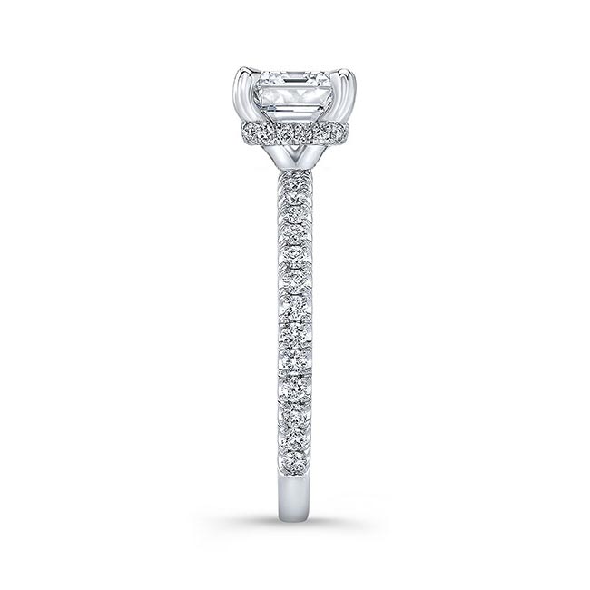 Ella Asscher Cut Diamond Engagement Ring Image 3