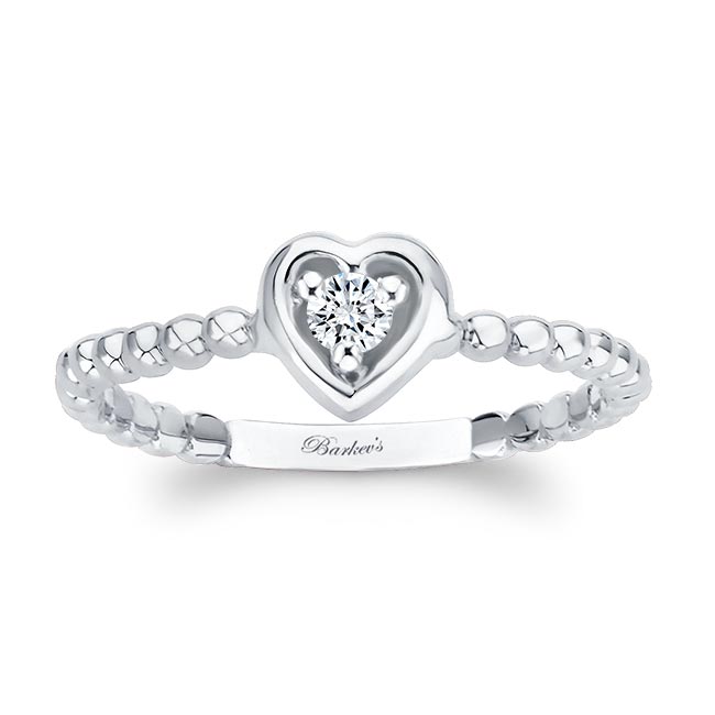 Heart Shape Promise Ring