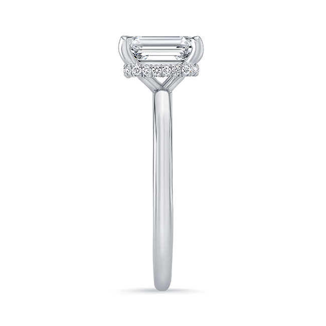 Lia Emerald Cut Engagement Ring Image 3