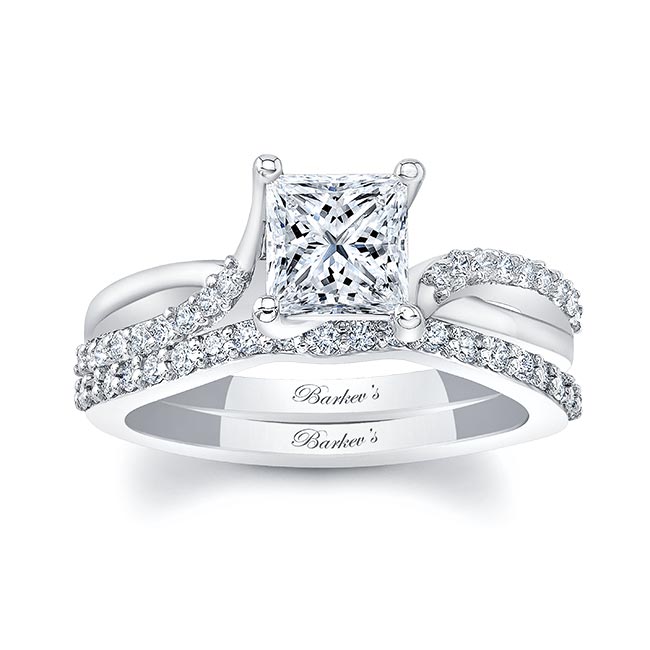 Princess Cut Ring Set