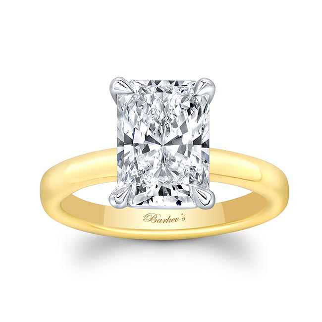 Lori Radiant Cut Solitaire Engagement Ring