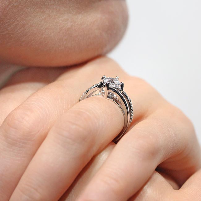 Princess Cut Diamond Engagement Ring Image 6