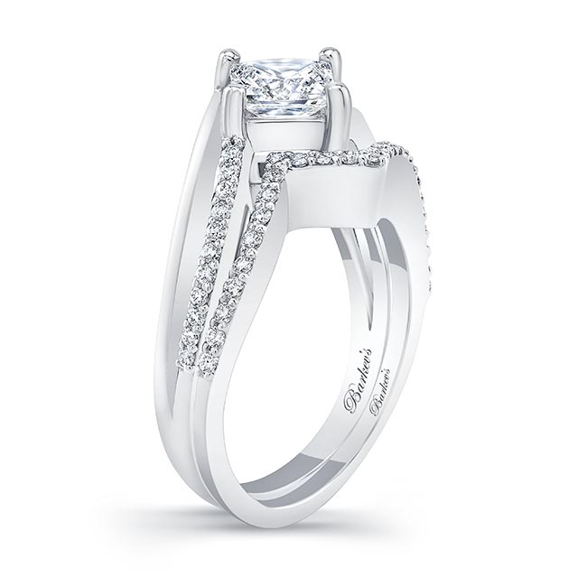 Princess Cut Diamond Engagement Ring Set Image 2