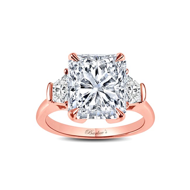 Rose Gold 5 Carat Lab Diamond Ring