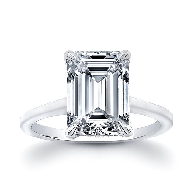 2 Carat Emerald Cut Engagement Ring