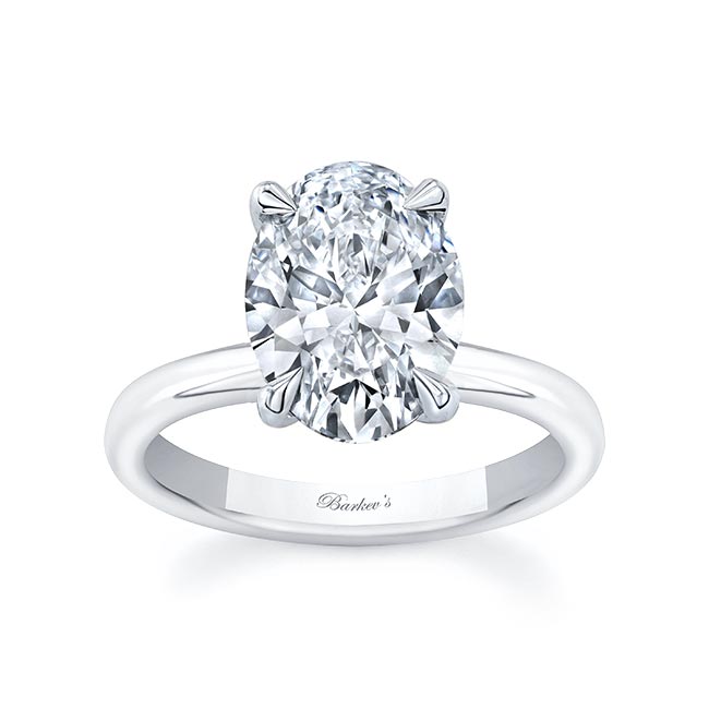 3 Carat Oval Solitaire Engagement Ring