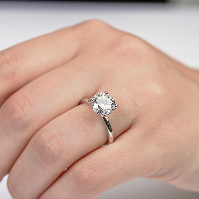 3 Carat Solitaire Diamond Ring Image 4