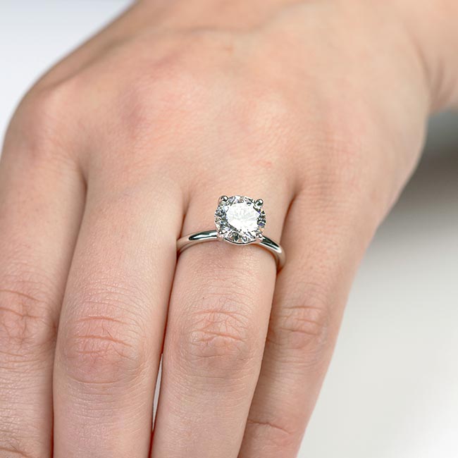 3 Carat Solitaire Diamond Ring Image 5