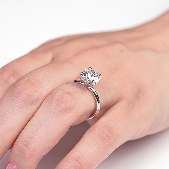 3 Carat Solitaire Diamond Ring Image 6