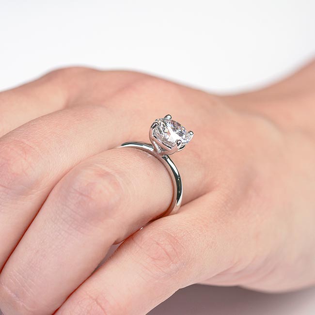 3 Carat Solitaire Diamond Ring Image 7