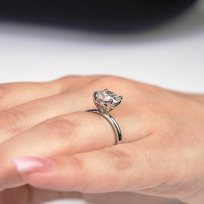 3 Carat Solitaire Diamond Ring Image 9