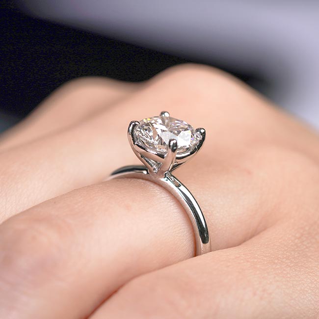 3 Carat Solitaire Diamond Ring Image 10