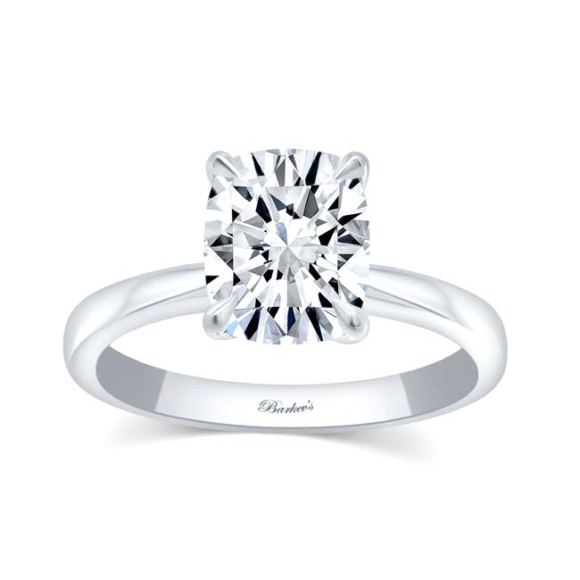 3 Carat Elongated Cushion Solitaire Ring