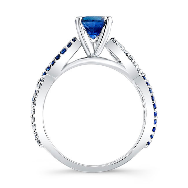 Sapphire Infinity Ring Image 2