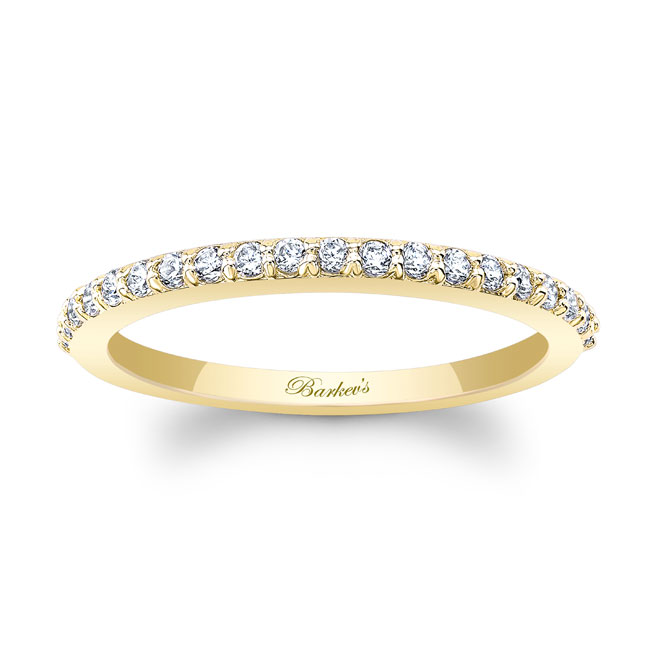 Simple Diamond Wedding Band