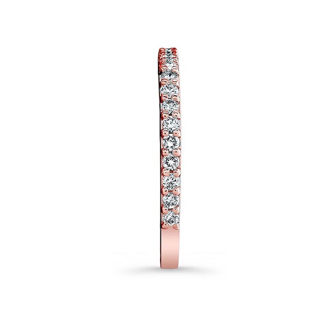 Rose Gold Wedding Band For Ring Style 8006L Image 2