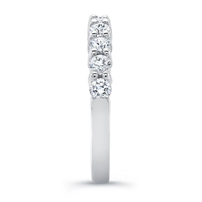 White Gold 9 Diamond Wedding Band Image 2