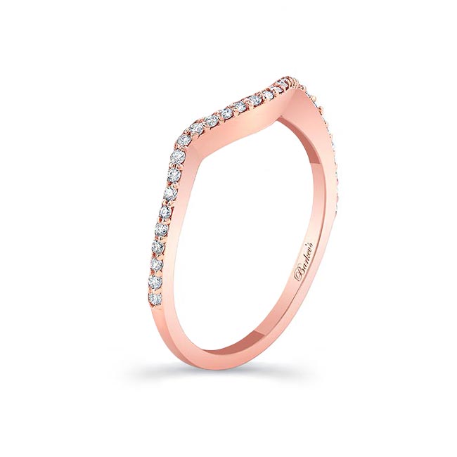 Rose Gold Wedding Band For Ring Style 8269L Image 2