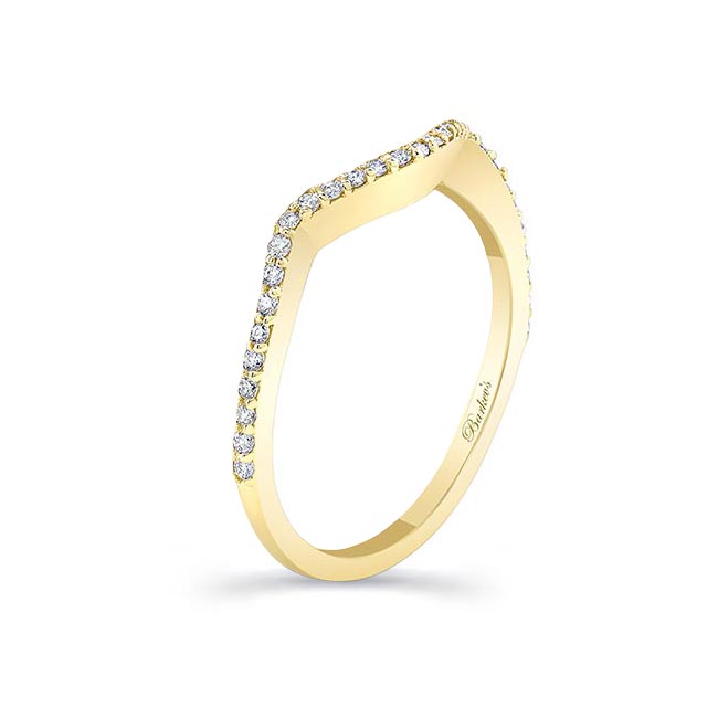 Yellow Gold Wedding Band For Ring Style 8269L Image 2